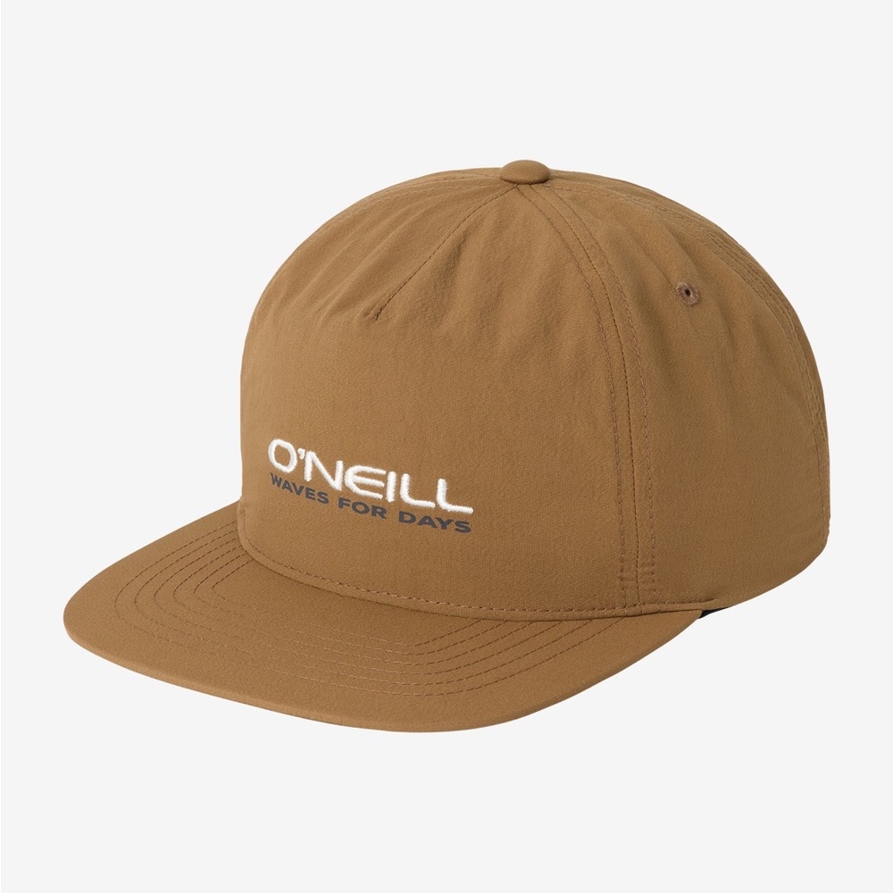 O'Neill Brown Snapback Cap with Black Trim